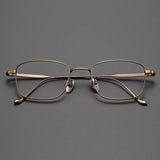Johnny Vintage Titanium Eyeglasses Frame Rectangle Frames Southood Bronze 