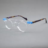 Kent Acetate Round Retro Glasses Frame Round Frames Southood Clear 