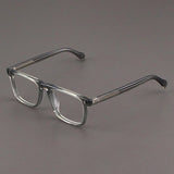 Kev Retro Acetate Optical Glasses Frame Rectangle Frames Southood Gray Green 