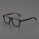 Kev Retro Acetate Optical Glasses Frame Rectangle Frames Southood Leopard 