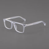Kev Retro Acetate Optical Glasses Frame Rectangle Frames Southood Matte Clear 