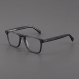 Kev Retro Acetate Optical Glasses Frame Rectangle Frames Southood Matte Gray 