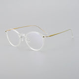 Kilworth Ultra light Titanium Round Glasses Frame Round Frames Southood Clear 