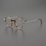 Kai Retro Round Acetate Glasses Frame