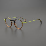 Kai Retro Round Acetate Glasses Frame