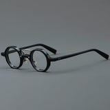 Liam Retro Acetate Optical Glasses Frame Geometric Frames Southood Black 