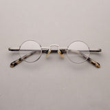 Loc Retro Small Round Glasses Frame Round Frames Southood Gun 