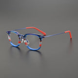 Mats Titanium Beam Glasses Frame Rectangle Frames Southood Blue 