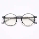 Mindy Vintage TR90 Round Eyeglasses Round Frames Southood Grey 