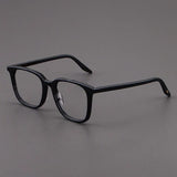 Myrna Acetate Rectangle Glasses Frame Rectangle Frames Southood Black 