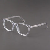 Myrna Acetate Rectangle Glasses Frame Rectangle Frames Southood Clear 