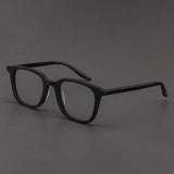 Myrna Acetate Rectangle Glasses Frame Rectangle Frames Southood Matte Black 