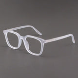 Myrna Acetate Rectangle Glasses Frame Rectangle Frames Southood Matte Clear 
