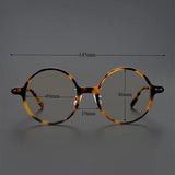 Nedaa Hand Craft Retro Tortoise Round Glasses Frame Round Frames Southood 