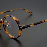 Nedaa Hand Craft Retro Tortoise Round Glasses Frame Round Frames Southood 