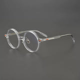 Nedaa Hand Craft Retro Tortoise Round Glasses Frame Round Frames Southood Clear 