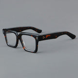 Norm Vintage Square Acetate Glasses Frame Rectangle Frames Southood C2 Leopard 