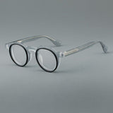 Oakden Fashion Acetate Handmade Eyeglasses Frame Geometric Frames Southood Grey 