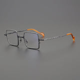 Vox Retro Square Titanium Eyeglasses Frame
