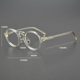 Osrid Vintage Acetate Eyeglasses Frame Round Frames Southood 