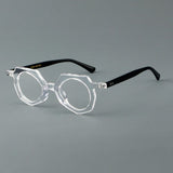 Pero Irregular Acetate Glasses Frame Geometric Frames Southood Clear 