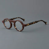 Pluto Acetate Round Retro Glasses Frame Round Frames Southood Brown 