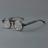 Pluto Acetate Round Retro Glasses Frame Round Frames Southood Gray 