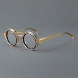 Pluto Acetate Round Retro Glasses Frame Round Frames Southood Yellow 