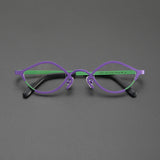Pam Cat Eyes Titanium Glasses Frame