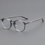 Rane TR90 Vintage Eyeglass Frame Cat Eye Frames Southood Clear Grey 