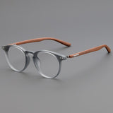Rane TR90 Vintage Eyeglass Frame Cat Eye Frames Southood Matte Grey 