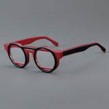 Umi Acetate Round Retro Glasses Frame