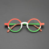 Oram Titanium Round Glasses Frame