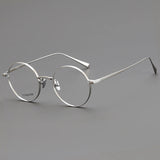 Mel Round Titanium Eyeglasses Frame