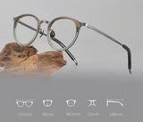Denton Titanium Acetate Glasses Frame