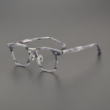 Sped Acetate Square Glasses Frame Rectangle Frames Southood Stripe Grey 