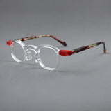 Tang Premium Series Retro Handmade Glasses Frame Geometric Frames Southood Clear 