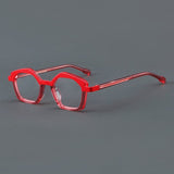 Tionna Personalized Irregular Frame Geometric Frames Southood Red 