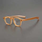 Toft Vintage Acetate Eyeglasses Frame Rectangle Frames Southood A-Orange 
