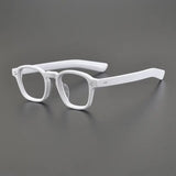 Toft Vintage Acetate Eyeglasses Frame Rectangle Frames Southood A-White 