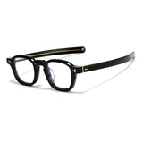 Toft Vintage Acetate Eyeglasses Frame Rectangle Frames Southood B-Black 