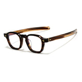 Toft Vintage Acetate Eyeglasses Frame Rectangle Frames Southood B-Leopard 
