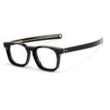 Toft Vintage Acetate Eyeglasses Frame Rectangle Frames Southood C-Black 