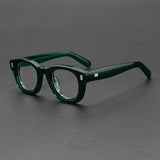 Ugo Vintage Acetate Glasses Frame Oval Frames Southood Green 