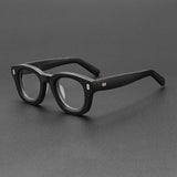 Ugo Vintage Acetate Glasses Frame Oval Frames Southood Matte Black 