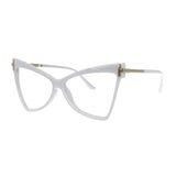 Caroline Cat Eye Clear Light Glasses