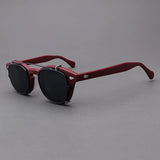 Ted Acetate Glasses Frame With sunglasses Clips