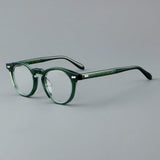 Xylon Acetate Vintage Eyeglasses Frame Rectangle Frames Southood Green 