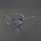 Lois Acetate Cat Eye Glasses Frame