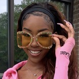 Becky Luxury Rhinestone Oversized Glasses